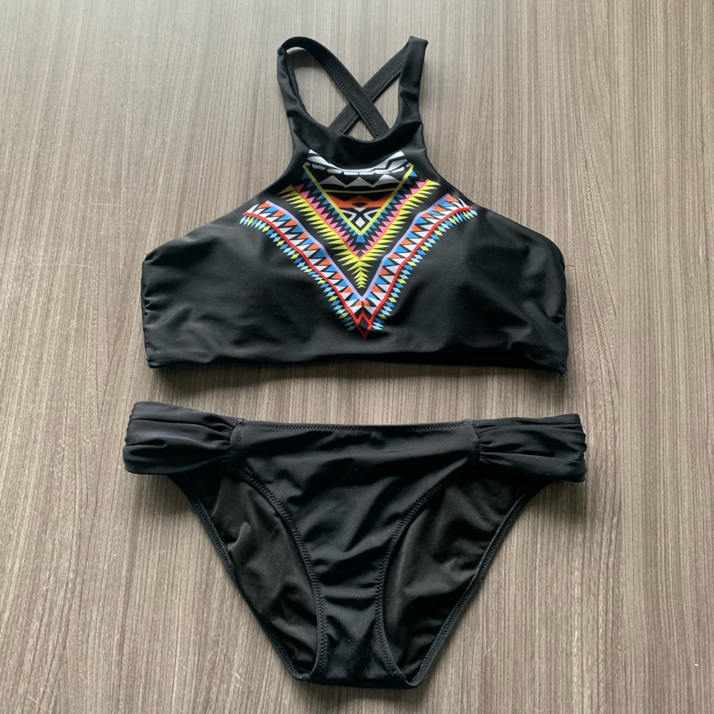 Aztec bikini top and bottom